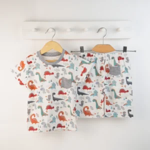 ست بچگانه تیشرت آستین کوتاه و شلوارک