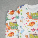 ست بچگانه بلوز و شلوار دایناسور DINO-MITE (عمده) | سپیدپوش2