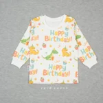 ست بچگانه بلوز و شلوار Happy Birthday (عمده) | سپیدپوش