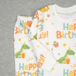 ست بچگانه بلوز و شلوار Happy Birthday (عمده) | سپیدپوش2