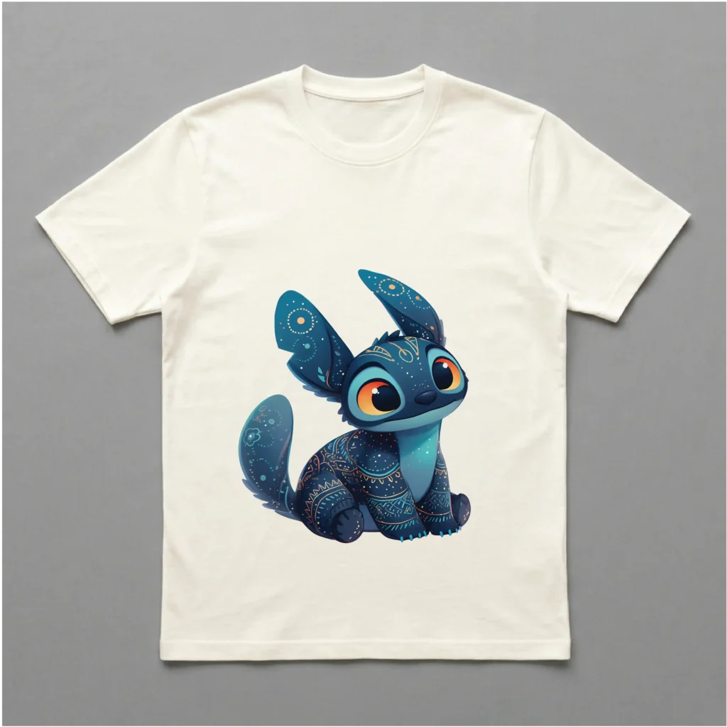 تیشرت بچگانه آستین کوتاه استیچ (Stitch) کد ۱۹۱۳ | سپیدپوش