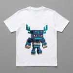 تیشرت بچگانه آستین کوتاه ماینکرافت کد 1982 | سپیدپوش1